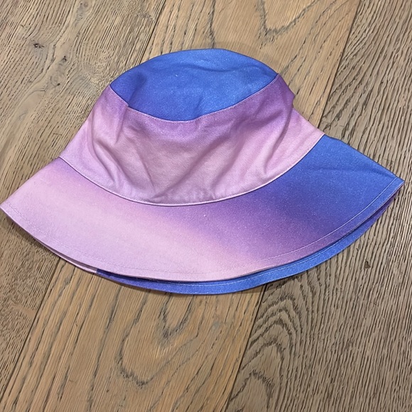 Isabel Marant Women's Loiena Logo Bucket Hat in Blue - Picture 4 of 5